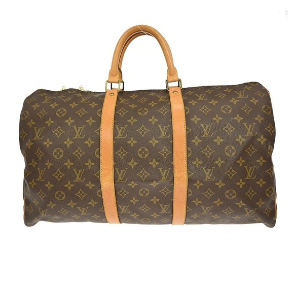 Louis Vuitton Monogram Keepall 50 Duffle Travel Handbag M41426 SP0992 YQ01856 - Picture 1 of 10